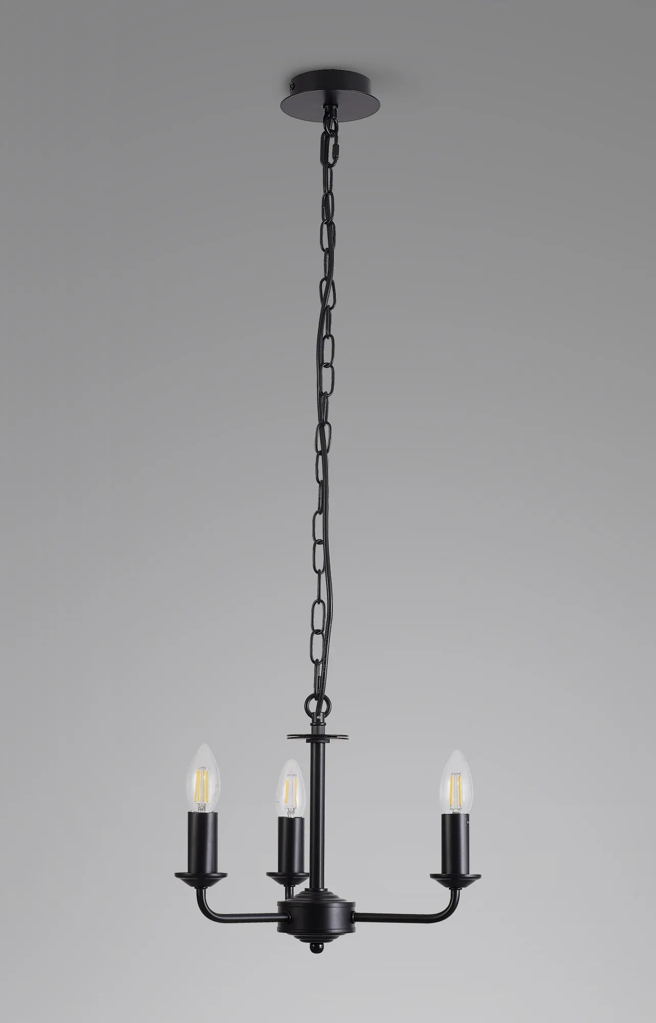 Banyan Pendant 3 Light Matt Black D0698  Deco Banyan